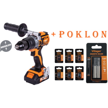 Villager Fuse akumulatorska bušilica/odvijač VLP 5120 (2BSC) 056354 + POKLON Villager Magnetni držač za bitove I nastavci 25mm (PH1/PH2/PH3/PZ1/PZ2/PZ3) Villager Fuse akumulatorska bušilica/odvijač VLP 5120 (2BSC) 056354 + POKLON Villager Magnetni držač za bitove I nastavci 25mm (PH1/PH2/PH3/PZ1/PZ2/PZ3)
